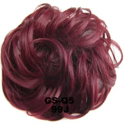Zolin Synthetic Messy Curly Hair Bun Scrunchie Chignon Donut Elastic Rope Rubber Band Hair Bun Pad Updos Hairpiece