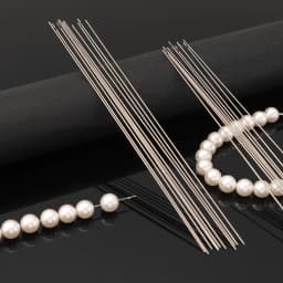 1-7Pcs 0.3-0.9mm Stainless Steel Beading Needles Easy Thread String Cord Test Tube Packaging Pins For DIY Jewelry Making Tools