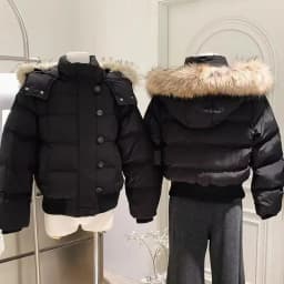 Autumn Winter Fur Hooded Jacket Men Outerwear Thick Short Parkas Coat Faux Fur Collar Parkas Casual Aesthetic Retro Jacket New