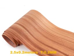 0.2-0.25mm Natural Thin Wood Veneer Roll White Oak Black Walnut Ebony Furniture Decorative Surface Board Panel Veener