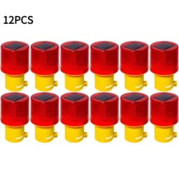 Solar LED Emergency Light Solar Traffic Tower Crane Warning Light LED Bulb Lamp Construction Site Harbor Road Marine Alarm Lamp