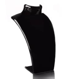 Acrylic Portrait Model Jewelry Display Stand - Necklace Pendant Earring Holder Shelf for Decorative Exhibition