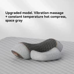 Okayso Electric Massager Cervical Pillow Hot Compress Vibration Massage Neck Traction Relax Sleeping Pillow Spine Support Normal