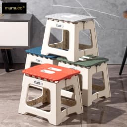 MUMUCC Plastic Thickened Folding Chair, Portable Outdoor Camping Chair, Beach Folding Chair, Family Children's Chair