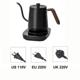 1000W Gooseneck Electric Kettle 800ml Hand Brew Coffee Pot Smart Teapot Temperature Control Pot Rapid Heating Kettle