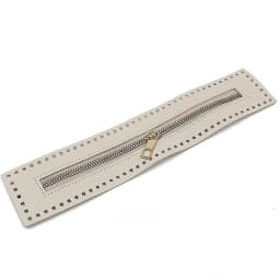27cm Long Solid Leather Zipper for Handbag Crochet Bag Hardware Practical Sewing Accessory Purse Accessories Diy Bag