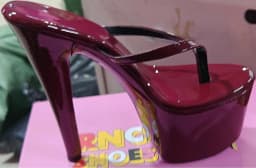 15-20 centimeter princess-style flip-flops, sexy nightclub high heels, 6-7 inch slender high heels, suitable for use in summer s