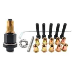 Rivet Nut Gun Drill Adapter Tool Riveting Manual Threaded Hand Riveter Inserts Metal License Plate Rivet Threads for Cars