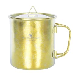 Boundless Voyage Ultralight Titanium Cup with Lid Outdoor Camping Folding Water Tea Coffee Cup Colourful Teacup 15oz Ti3055D