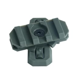 BOOIU New Fast Helmet Side Rail Adapter Nylon 360 Rotatable Helmet Rail Flashlight Mount For Airsoft Helmet Hunting Accessories