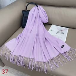 Luxury Solid Winter Scarf Women Pashmina Shawls Soft Scarves Wraps Cashmere Feel Blanket Warm Stoles for Lady Outdoor Bufanda