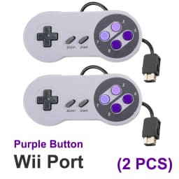 SNES/SFC Gamepad,Adaptation Genuine SNES/SFC Game Console, Gamepad Handle for Super Nin-ten-do Game Console