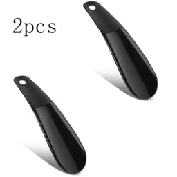 New 16CM Portable Mini Professional Shoe Horn Durable Plastic Spoon Shaped Children Shoe Changing Assistant Flexible Shoe Lifter