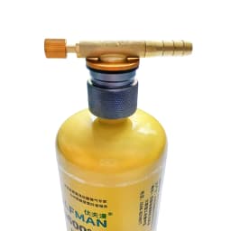 CGA600 1lb Propane MAPP Gas Adapter With EN417 (7/16"-28 UNEF) Female Gas Adapter For Connecting 8mm Inner Diameter Hose