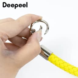 Short PU Leather Braided Rope Handles for handbag Shoulder Bag Strap bags belt  Replacement Detachable DIY Accessories 30-60cm