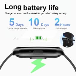 LAXASFIT New Smart Watch Bluetooth Calling Heart Rate&Sleep Monitoring Flashlight Voice Assistant Men Women Smartwatch