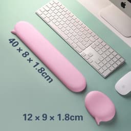 Mousepad Silicone Wrist Rest Support For Mouse Pad Computer Laptop Arm Rest For Desk Ergonomic keyboard pad mouse mat