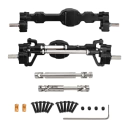 Aluminum Alloy CNC Anodized Full Metal Front Rear Portal Axle Set for JJRC 1/10 C8815 Willys MB Retro Jeep Upgrade Accessories
