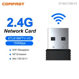 COMFAST WiFi6 USB WiFi Adapter AX600 Network Card WIFI USB3.0 Dongle 2.4GHz Cle Wi-Fi Lan Adapter Driver Free 600M WIFI Receiver