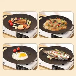 Korean Maifan Stone BBQ Grill Pan For Outdoor Barbecue and Camping NonStick Multiple Size 28 to 38cm
