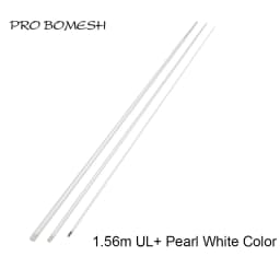 Pro Bomesh 1.43-1.56m 3 Section Hollow Fiber Glass Trout Fishing Rod Blank Travel Fishing Rod Building DIY Component Repair Pole