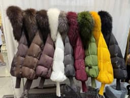 Winter High End Natural Large Fur Collar Down Jacket Female Hooded Warm Thick Parker Jacket Women White Duck Down Loose Outwears