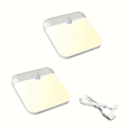Motion Sensor Light USB Night Light LED Lamp With Switch Rechargeable Inductor Lights For Kitchen Stairs Hallway Closet Bedroom