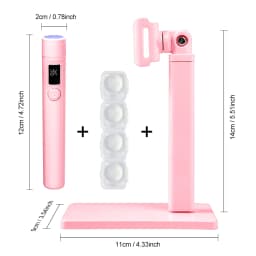 Professional Nail UV LED Lamp Desk With Display Rechargeable Portable Mini Nail Dryer Stand UV Lamp for Nails Art Removable