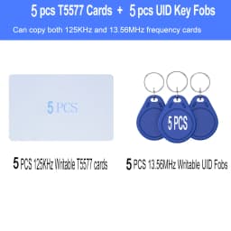 YiToo Premium RFID Duplicator, 125KHz 13.56MHz Access Card Reader Writer Decoder Smart Card Cloner NFC Copier, Free Software USB
