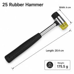TOKTOS Ring Stretcher Enlarger Tool Jewelry Ring Sizer Expander Rubber Hammer Repair Kit for Wedding Engagement Ring Making
