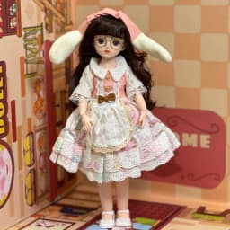 1/6 Bjd Doll Starry Blue Eyes 30CM 23 Movable Jointed Dolls Fashion Dress DIY Toy Dolls with Shoes for Children Birthday Gifts
