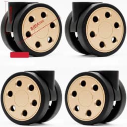 4pcs/Set For Rimowa Luggage Wheel Replacement Load-bearing Silent Casters Suitcase Universal Wheel Repair Travel Accessories