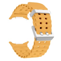 NEW Marine Silicone Strap for Samsung Watch Ultra 47mm Bracelet No Gaps Sport Two-Tone Band for Galaxy 8 Ultra Watchband Straps