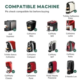 Reusable Capsule For 3 Hearts Modo Lov Tchibo Cafissimo K fee Caffitaly Classic Coffee Maker Refillable Filters Pod Accessories
