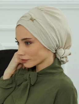 Muslim Solid Instant Turban Hat Hijab Women Caps Islamic Bandana Bonnet Fashion