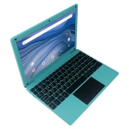 10.3 inch Laptop Android 12 Computer Quad Core Powered Netbook 2G RAM+64GB ROM Mini Laptop Computer for Kids with Bag Mouse Blue