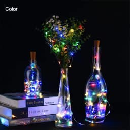 2 Meter 20 Led 1 Meter 10 Led Bottle Fairy String Lights Cork Christmas Wedding Party