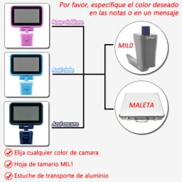 3.5' HD Touch Screen Anesthesia Digital Video Laryngoscope 6 Sizes Reusable Sterilizable Blades Optional