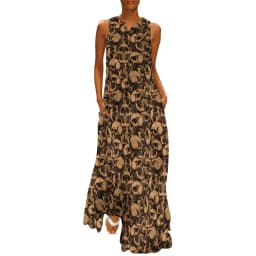Skeleton Print Dress Spring Horror Monsters Street Style Bohemia Long Dresses Womens Night Club Maxi Dress Birthday Gift