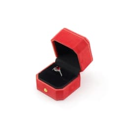 New Octagonal Jewelry Organizer Box for Earrings Ring Pendant Necklace Bracelet Storage Flannelette Vintage Gift Packaging Box
