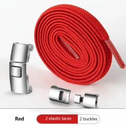 Interlock Buckle Elastic Shoe Laces No Tie Shoelaces for Sneakers Flat Shoelace Kids Adult Elastic Laces One Size Fits All Shoes