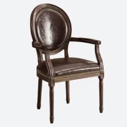 Armrest Beautiful Dining Chairs Wood Rustic European Designer Leather Chair Ergonomic Office Desk Sillas Comedor Home Furniture