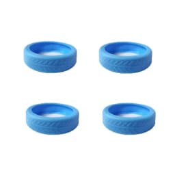 4/8Pcs Pure Color Luggage Wheels Protector with Silent Sound Silicone Suitcase Wheels Protection Cover Reduce Wheel Wear Noise