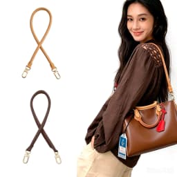 Genuine Vachetta Leather Bag Strap for LV Speedy 20 25 30 Shoulder Straps Long Bags Belts Replacement Bag Accessories