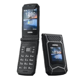 NEW UNIWA X29 Flip Mobile Phone GPRS Big Push-Button Clamshell Cellphone Phone Senior Dual Sim Support MP3 MP4 2.1BT FM