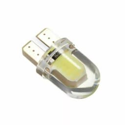 10PCS T10 W5W COB Light Bulb 1W DC12V Mini LED Lights White Blue Red Yellow Green Pink Silicone Lamp for Car Interior Lighting
