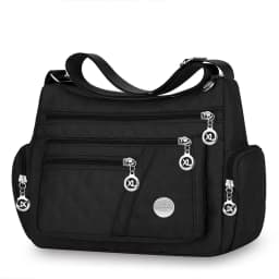 Square-Shaped, Versatile Men's and Women's Crossbody Bag, New Style Large Bag, Fabric Bag, Oxford Style Shoulder Bag, Fashionabl