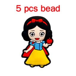 5pcs Silicone Pacifier Chain Cartoon Beads Baby DIY Care Nipple Chain Ornaments Parts