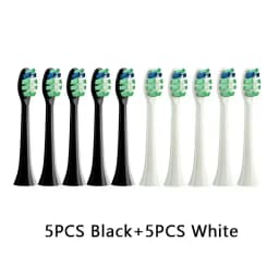 10PCS Replacement Brush Heads For Philips HX6930 HX6064 Sonic Electric Toothbrush Vacuum Soft DuPont Bristle Nozzles No Metal