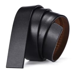 Genuine Leather Belt No Buckle for Automatic Buckle Plus Size 130 140 Cm 150cm Cowskin Cowhide Leather Belts Body Without Buckle